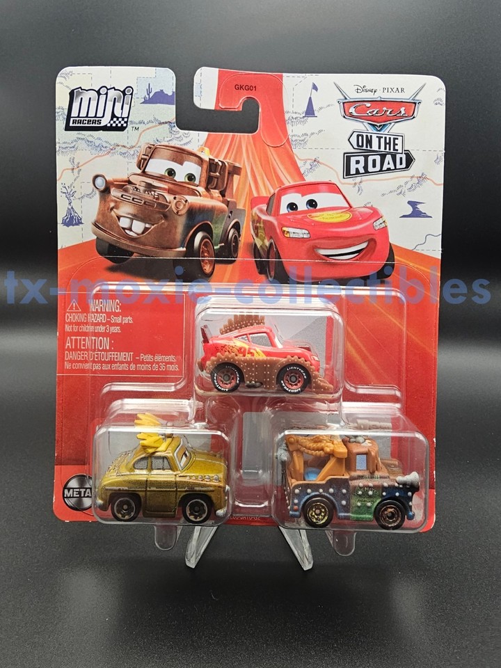 Disney Pixar Cars Mini Racers 3-Pack ~YOU CHOOSE~ On the Road Tuners ...