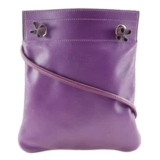 HERMES Aline Mini Shoulder Bag purple/SilverHardware Vaux Swift Women
