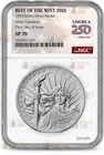 2026 W Saint Gaudens Silver Medal Best Of The Mint NGC SP70 First Day Issue FDI