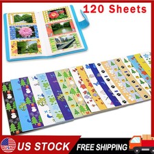 120 Sheets Frame Sticker Compatible with FujiFilm Instax Mini 12/11/8/9/70/26/90