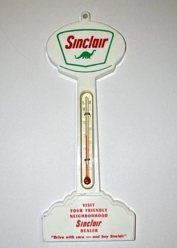 Plastic Friendly Neighborhood Sinclair Dealer Advertising Thermometer Pole Gas - Bild 17 von 21