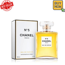 Chanel N 5 Paris Eau De Parfum 3.4 oz 100 ml Women's Spray-fast ship