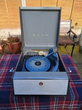 Bush SRP 31.D Portable Record Player 4-speed Monarch Autochange Turntable  c1960