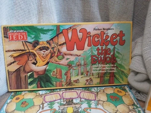 Vtg 1983 Wicket the Ewok Star Wars Return of Jedi Board Game ParkerBros Complete
