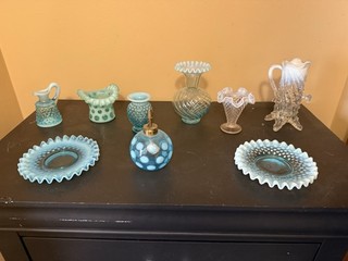 9 Pieces Fenton Glass