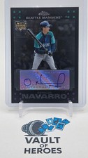 2007 Topps Chrome Oswaldo Navarro RC Auto Mariners Rookie #363