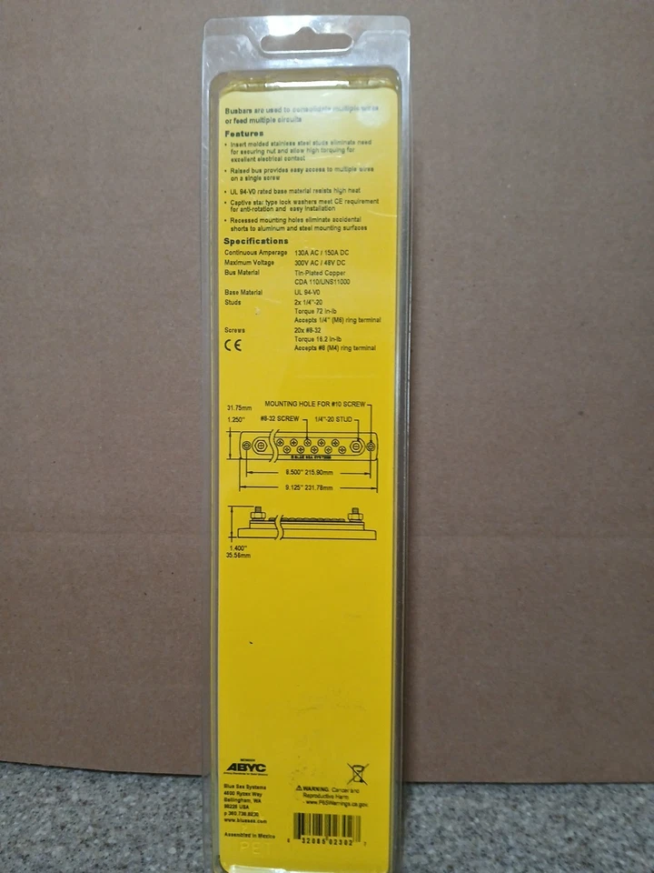 BusBar 130A AC, 150A DC #2302 - Image 3 of 4