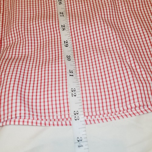 Turnbull Asser Shirt Red Plaid Bespoke Luxury 007 Dr No Style London Career - Picture 11 of 16