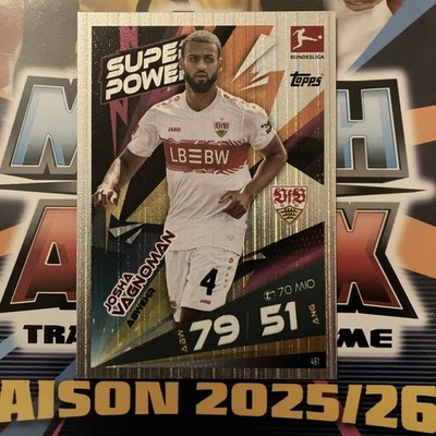 Match Attax Bundesliga 25/26 Super Power 481 Vagnoman VFB Stuttgart 
