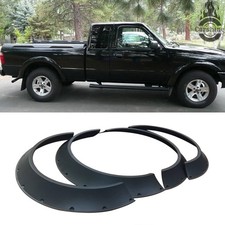 Fender Flares For Ford Ranger Wide Body Wheel Arches 80mm 4pcs Set Black