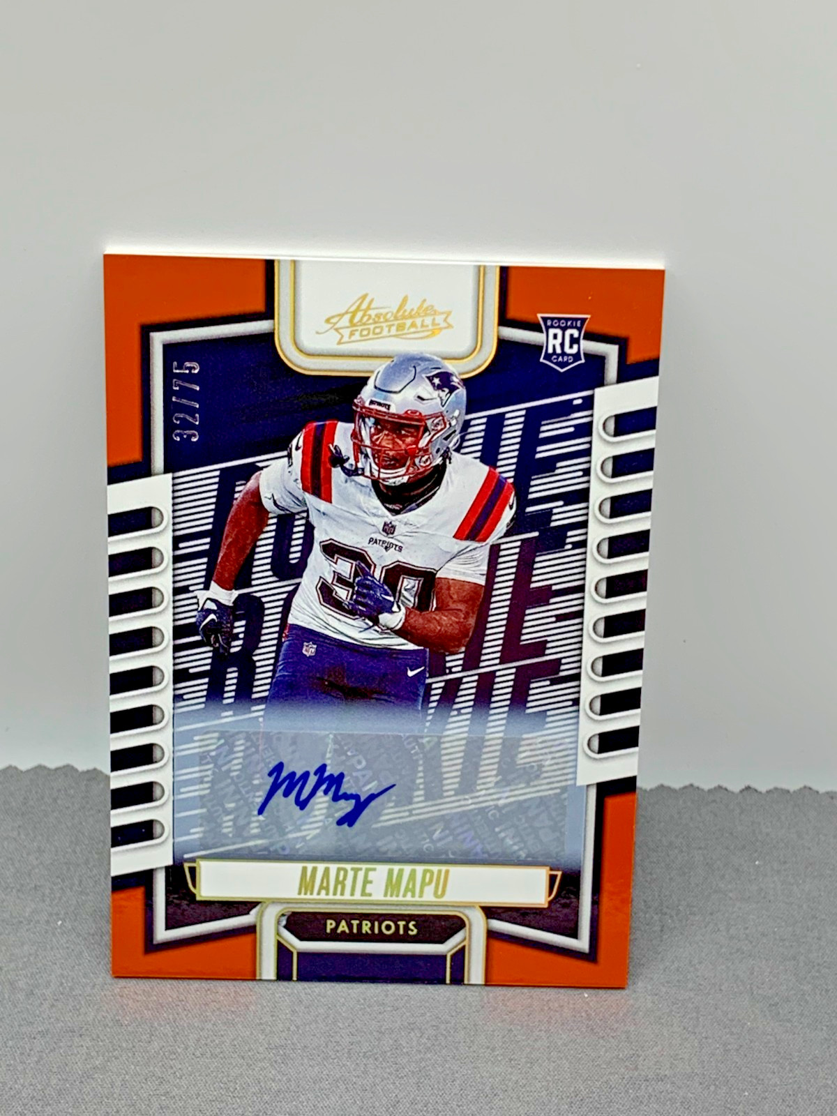 💥2023 Panini Absolute MARTE MAPU 32/75 AUTO ROOKIE RC Patriots #181💥