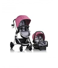 Evenflo Pivot Modular Travel System- Dusty Rose Pink