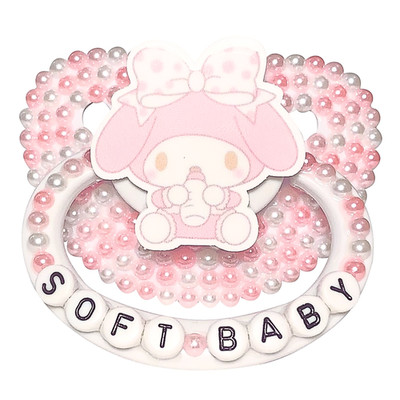 Baby Bear Pacis Adult Pacifier "Soft Baby" White My Melody Adult Paci DDLG/ABDL | eBay