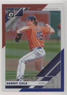 2019 Donruss Optic Red White & Blue 150th Anniversary Prizm /150 Gerrit Cole 8k4