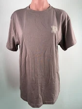 Victoria's Secret PINK Cotton Short Sleeve Crew Neck T-Shirt  Brown Size XS  NWT