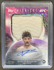 2026 Topps Midnight UFC Quillan Salkilld Rookie Relic Auto RC Twilight #/99
