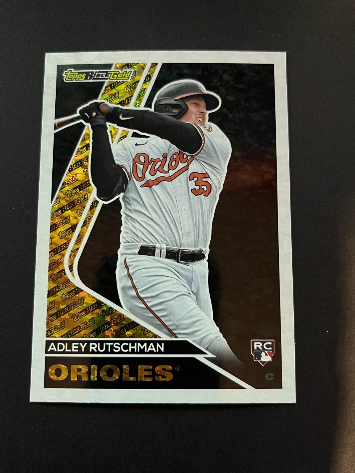 2023 Topps Update Series - Topps Black Gold Adley Rutschman RC