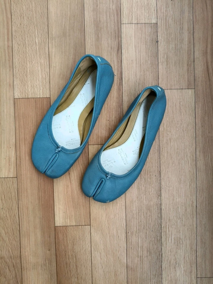 MAISON MARGIELA AZUL TABI BALLETS TALLA EU 35, 5 US, 2 UK Foto 4 de 4