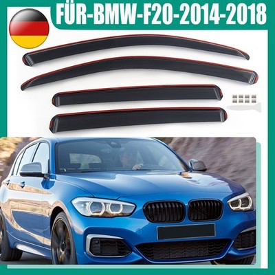 Windabweiser Regenabweiser Für BMW 1 Series F20 5-Türer schwarz getönt 2011-2019