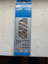 Shimano CN-M9100 12-Speed 116 Link Bike Chain - Silver