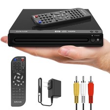 Craig CVD401A Compact HDMI DVD Player with Remote in Black  Compatible with ...