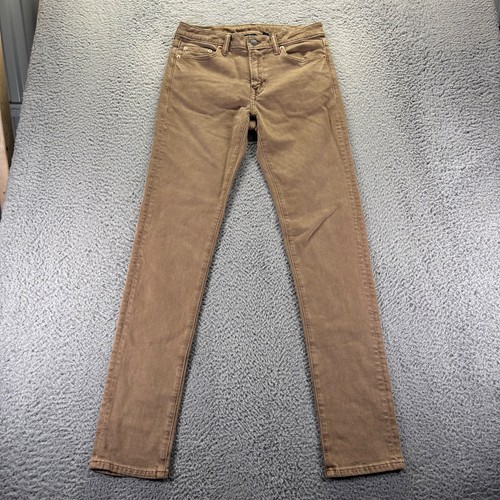 American Eagle Jeans Mens 30x34 Brown Medium Wash Cotton Stretch Slim Fit