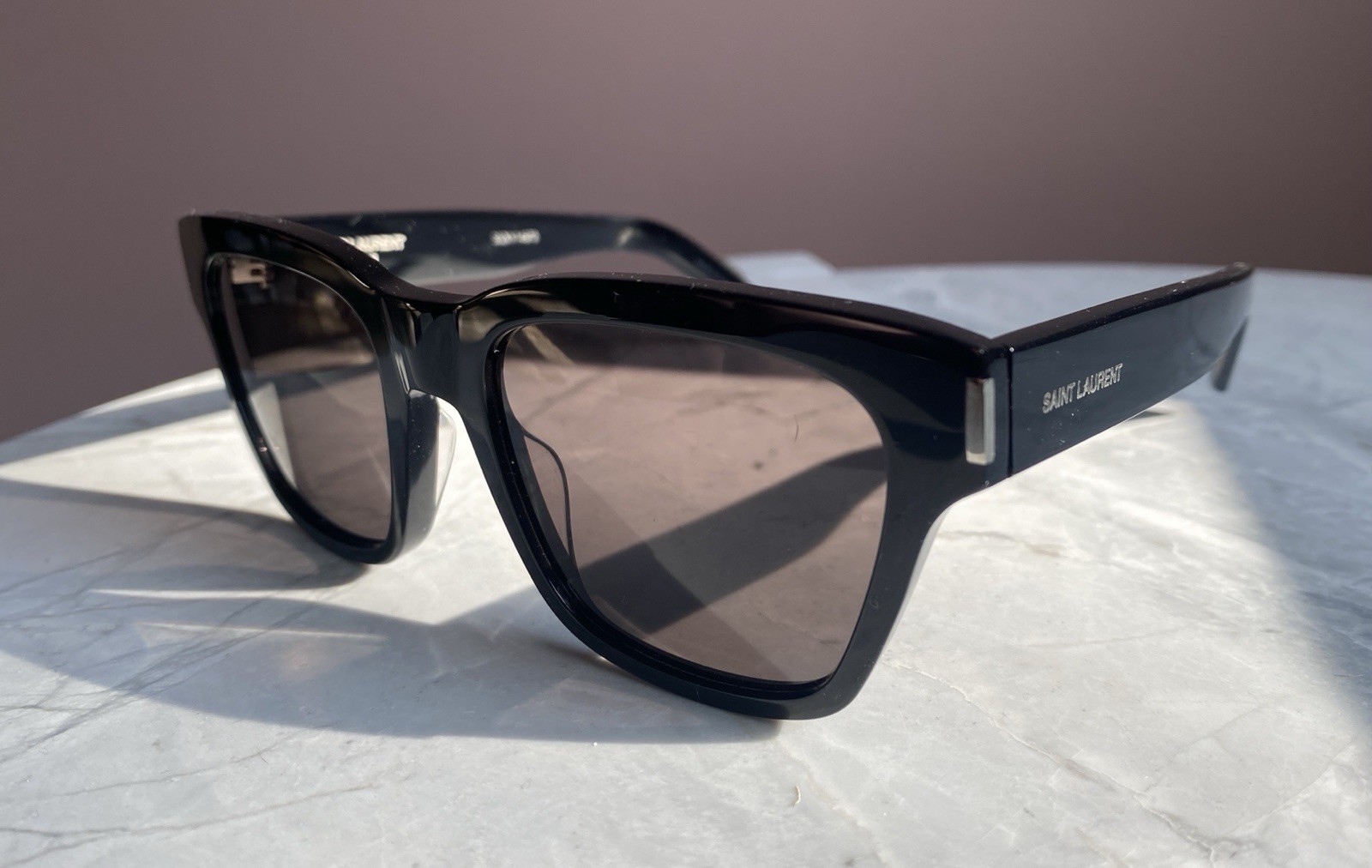 Occhiali da sole Saint Laurent SL 560 neri unisex quadrati 54 19 145