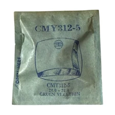 NOS Germanow-Simon GRUEN VERI-THIN Crystal CMY312-5 SEAL TEAR FOR PARTS