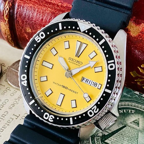 SEIKO Divers 6309-7290 1986 Yellow MOD 