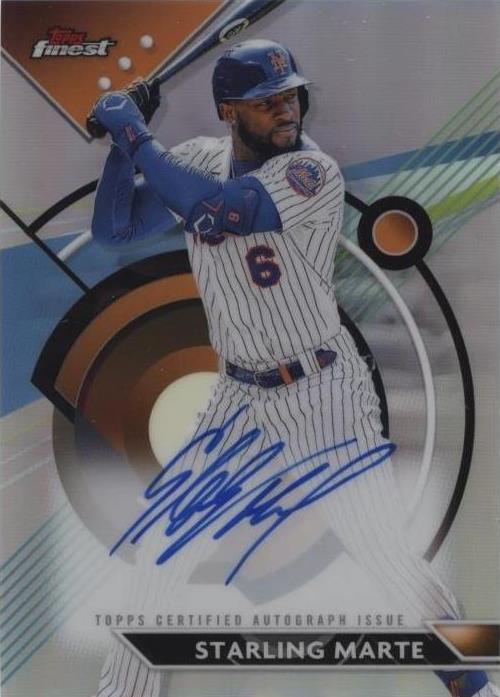 2023 Topps Finest - Starling Marte #FA-SM - 1 of 1