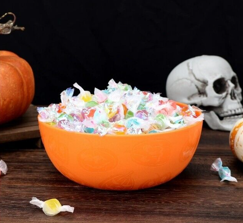 12 pcs mainstays Halloween Tumbler 26oz bowl 38oz & plate Etched Pumpkin orange - Bild 11 von 24