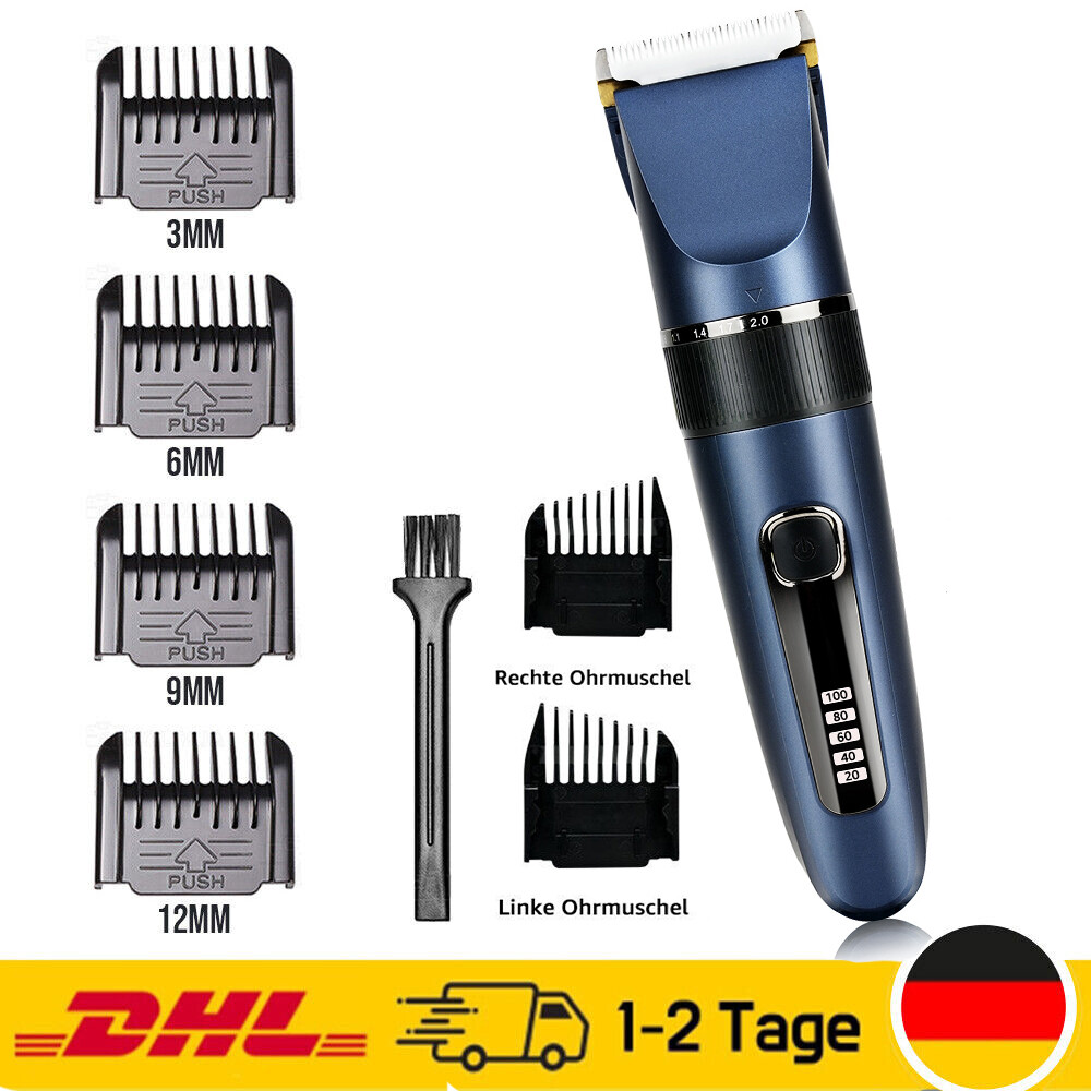 Haarschneidemaschine Profi Haarschneider Bart Trimmer Rasierer Clipper Akku 2025