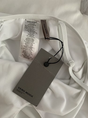 VERO MODA Snow White Swimsuit - VMLAUREN One Piece Size 10 - Bride Hen Party NEW - Picture 9 of 10