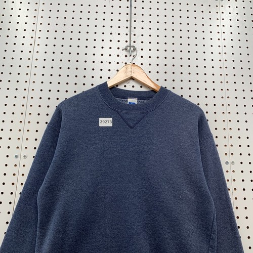 VTG 90s Russell Athletic Crewneck Sweatshirt Youth XL Blue Pullover USA 20x24 - Picture 4 of 21