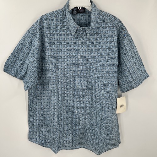maui trading company shirt mens blue short sleeve button up NWT XXL HAWAII CAMP - Picture 1 of 9