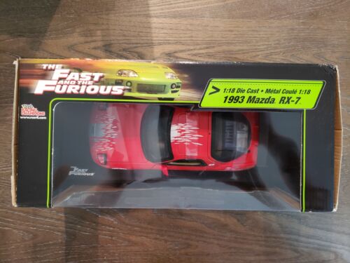 The Fast and The Furious- Street Glow Ed. - 1993 Mazda RX-7 - 1:18 Scale |  eBay