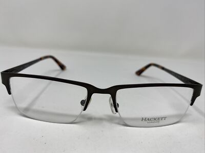 HACKETT LONDON EYEGLASSES FRAME HEK1187 91 54-18-145 GUNMETAL GI72