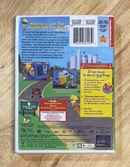 (未使用･未開封品)Big Construction Job / [DVD] [Import] Disney Handy Manny Big Construction Job Full Length