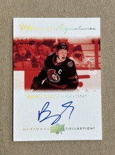 2021-22 Ultimate Collection Hockey Brady Tkachuk Senators Autograph Card #’d /10