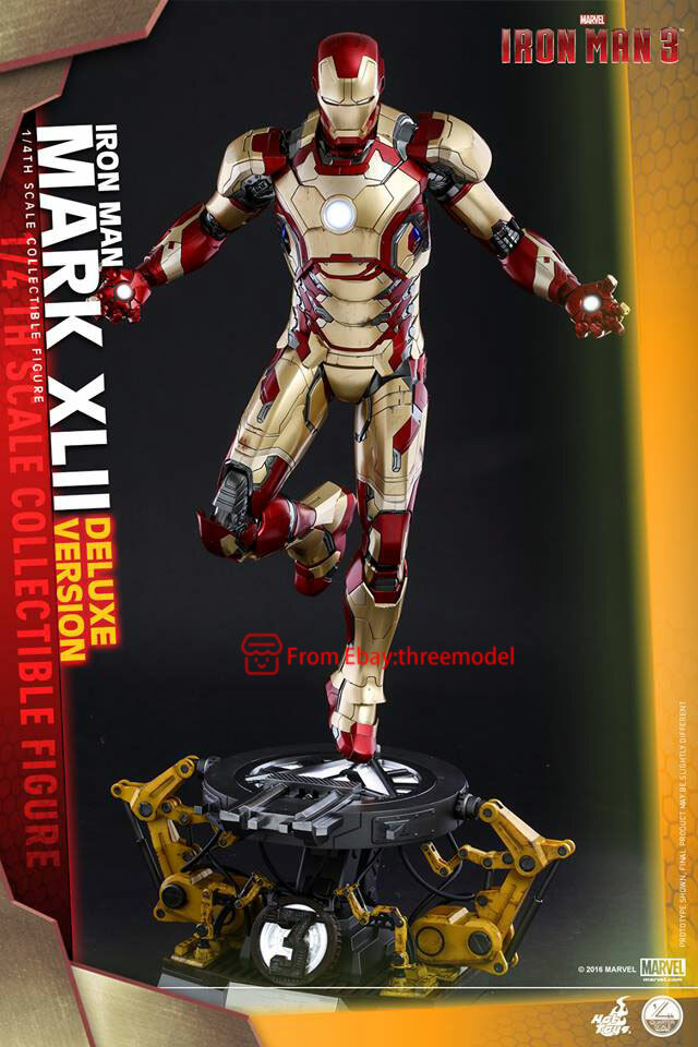 Hot Toys HT QS008 1/4 Iron Man 3 Mark42 MK42 DX Ver Action Figure