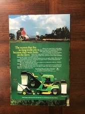1982 vintage original print ad John Deere Tractors - Nothing Runs Like A Deere