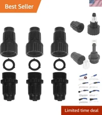 Expandable Garden Hose Repair Kit: 3 Sets of Connectors & 3 Washers Included