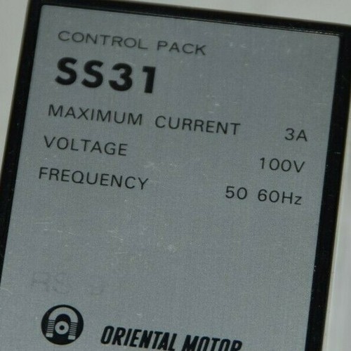 ORIENTAL MOTOR SS31 3A 100V 50/60Hz Control Pack - Picture 4 of 4