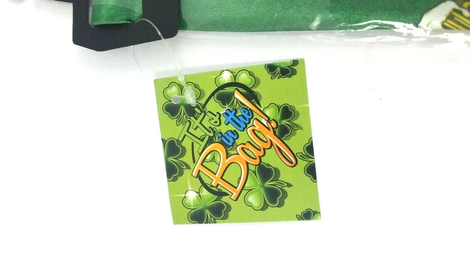 Зеленый пиво галстук галстук новый с Ярлыками трилистник ирландский День Святого Патрика новинка смешной! - Изображение 2 из 3