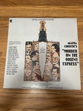 Agatha Christie Murder on The Orient Express Soundtrack 1974 LP Vinyl LP Movie