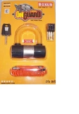 Motorcycle Lock On guard Yellow Disc Lock Boxer (Shackle) 5048C New