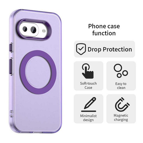 For Google Pixel 9A 8 Pro 8A Shockproof TPU PC Hybird Magnetic Phone Case Cover - Picture 7 of 19