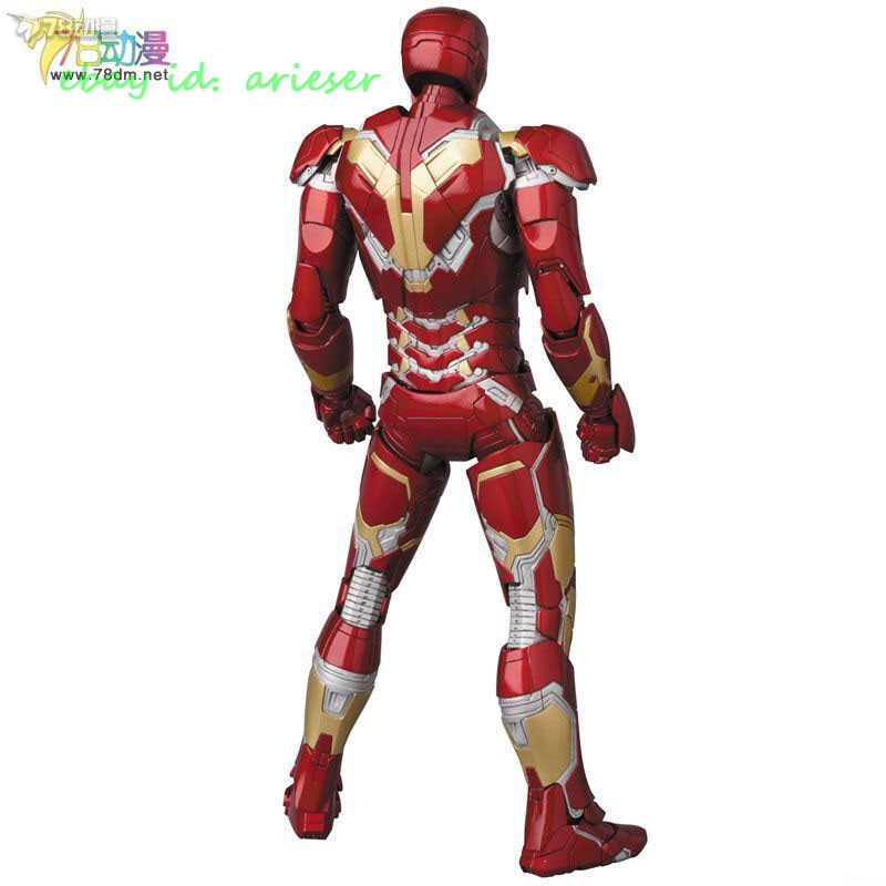 Perfect Medicom Mafex No.013 Iron Man Mk43 Action Figure New In