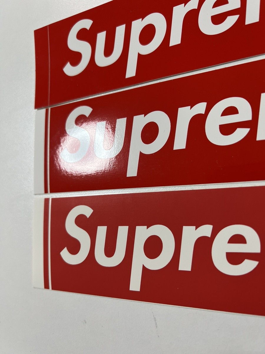 初期　デッドストック　SUPREME　Box Logo Sticker　2セット Supreme OG box Logo Sticker Set | eBay