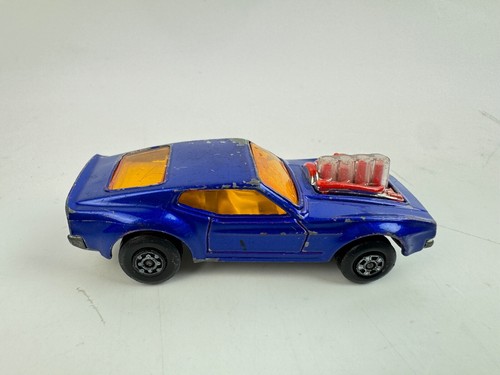 Vintage 1973 Matchbox Lesney Rolamatics No.10 Diecast 1/64 Mustang Piston Popper - Picture 3 of 12